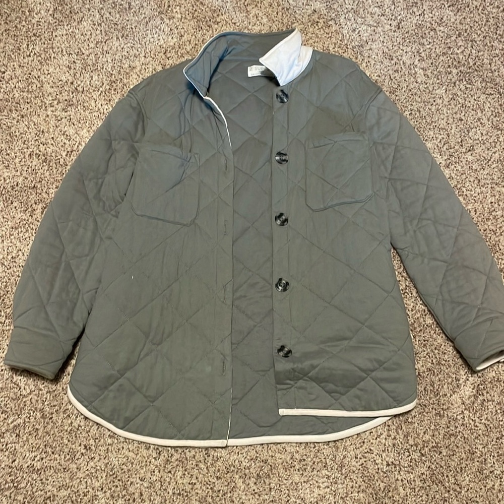 Women’s Z Supply quilted jacket size L